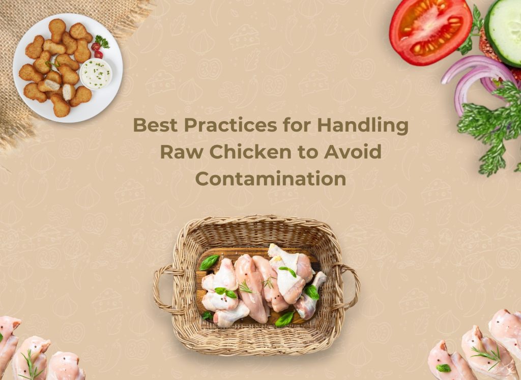 Raw chicken