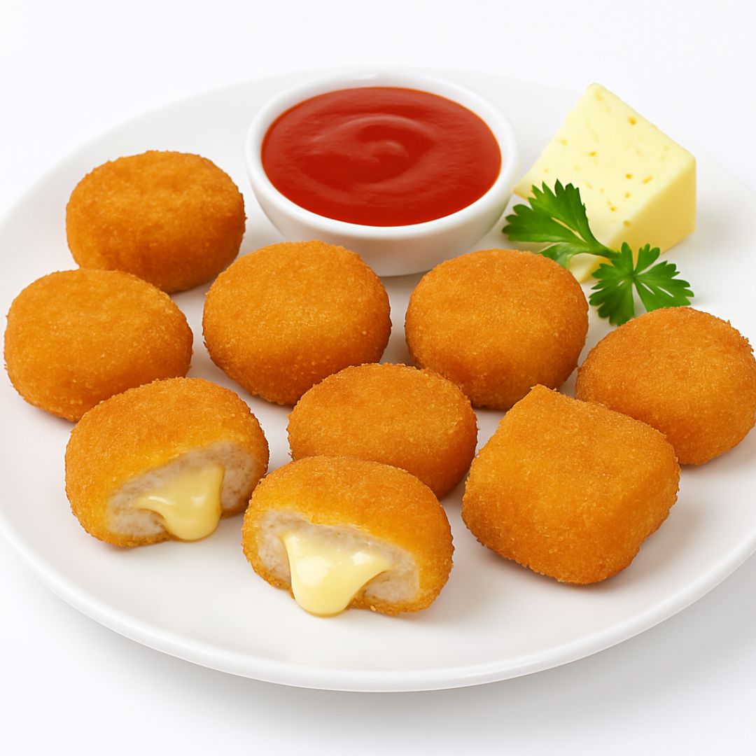 Cheese-Stuffed Chicken Nuggets